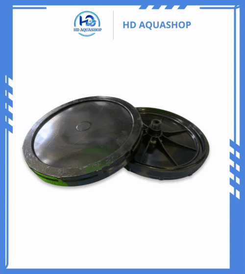 Đĩa Sủi Khí Cao Su Dùng Cho Bể Cá Phi 26cm VIỀN ĐEN